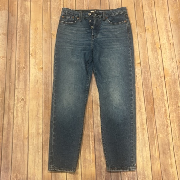 Levi’s button fly wedgie style Preloved denim - Picture 2 of 8